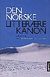 Omslagsbilde:Den Norske litterære kanon 1900-1960