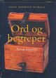 Cover photo:Ord og begreper : norsk tesaurus