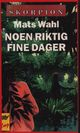 Omslagsbilde:Noen riktig fine dager