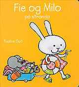 Fie og Milo på stranda
