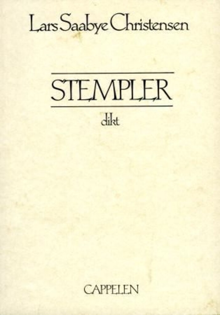 Stempler : dikt