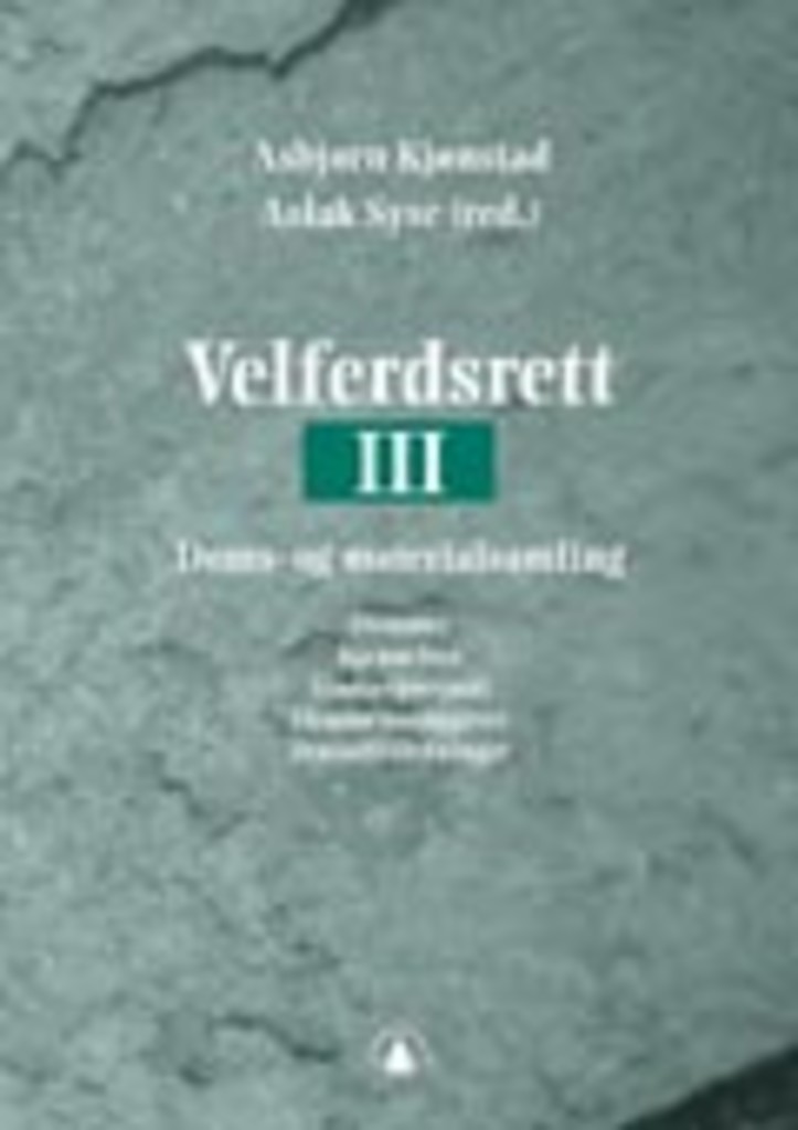 Velferdsrett. III. Doms- og materialsamling