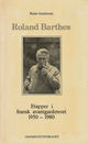 Omslagsbilde:Roland Barthes : etapper i fransk avantgardeteori 1950-1980