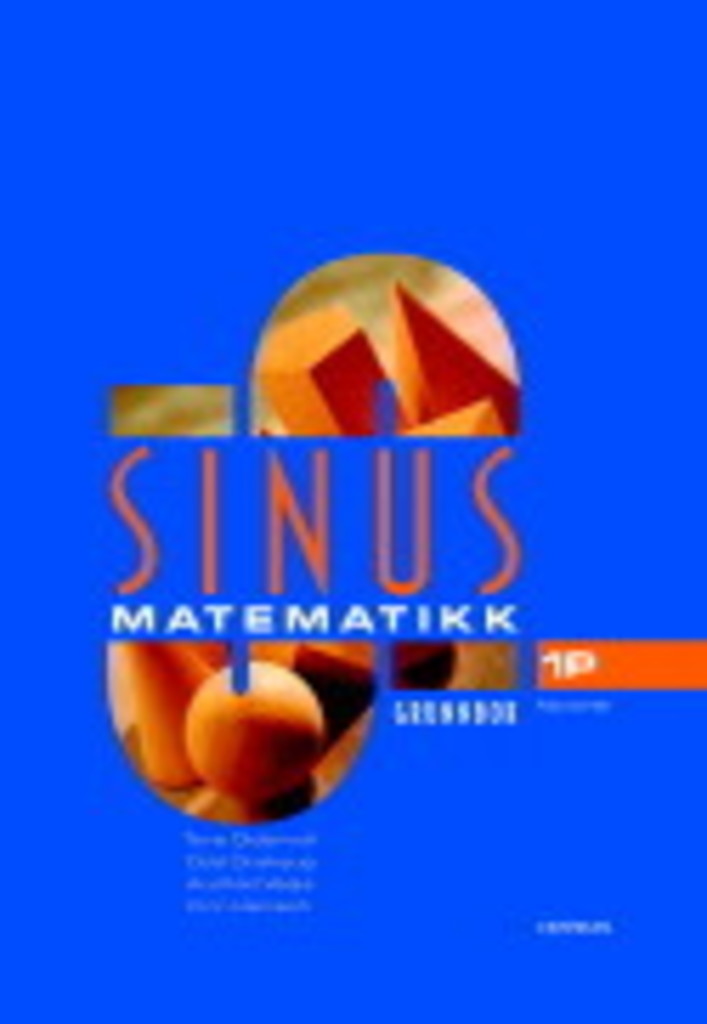 Bilde for Sinus 1P - Grunnbok i matematikk for Vg1: Studieforberedende program