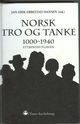 Omslagsbilde:Norsk tro og tanke