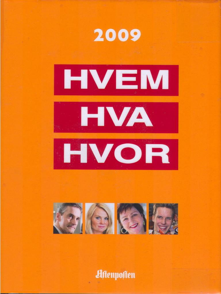 Hvem hva hvor 2009