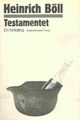 Omslagsbilde:Testamentet : en fortelling.