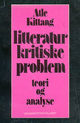 Omslagsbilde:Litteraturkritiske problem. Teori og analyse.