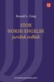 Omslagsbilde:Stor norsk-engelsk juridisk ordbok : med engelsk-norsk register = Norwegian-English law dictionary : with english-norwegian index