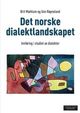 Omslagsbilde:Det norske dialektlandskapet : innføring i studiet av dialekter