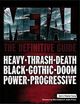 Cover photo:Metal : the definitive guide : heavy, nwobh, progressive, thrash, death, black, gothic, doom, nu
