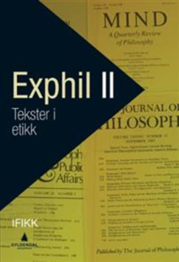 Exphil II - tekster i etikk