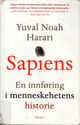 Omslagsbilde:Sapiens : en innføring i menneskehetens historie