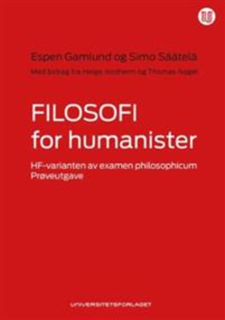 Filosofi for humanister - HF-varianten av examen philosophicum