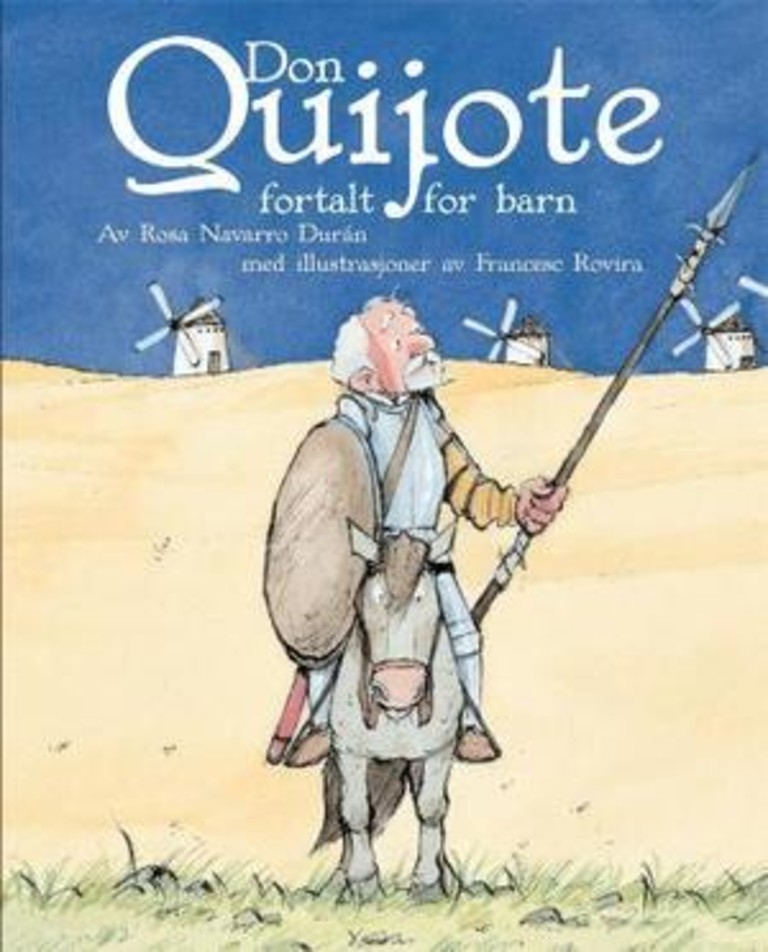 Don Quijote fortalt for barn