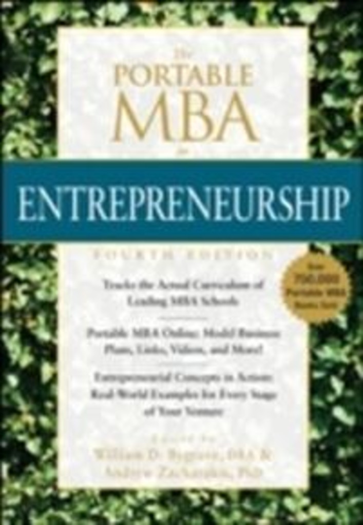 The Portable MBA in entrepreneurship