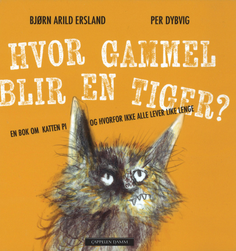Hvor gammel blir en tiger? : en bok om katten Pi og hvorfor ikke alle lever like lenge