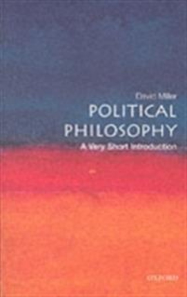 Political philosophy - a very short introduction