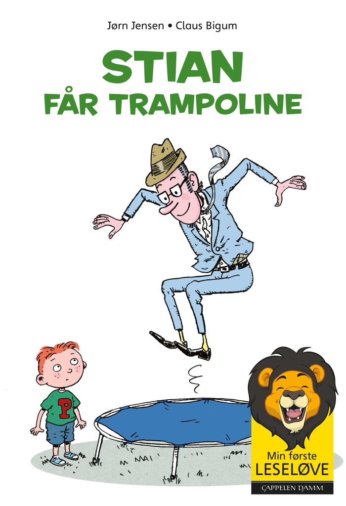 Stian får trampoline