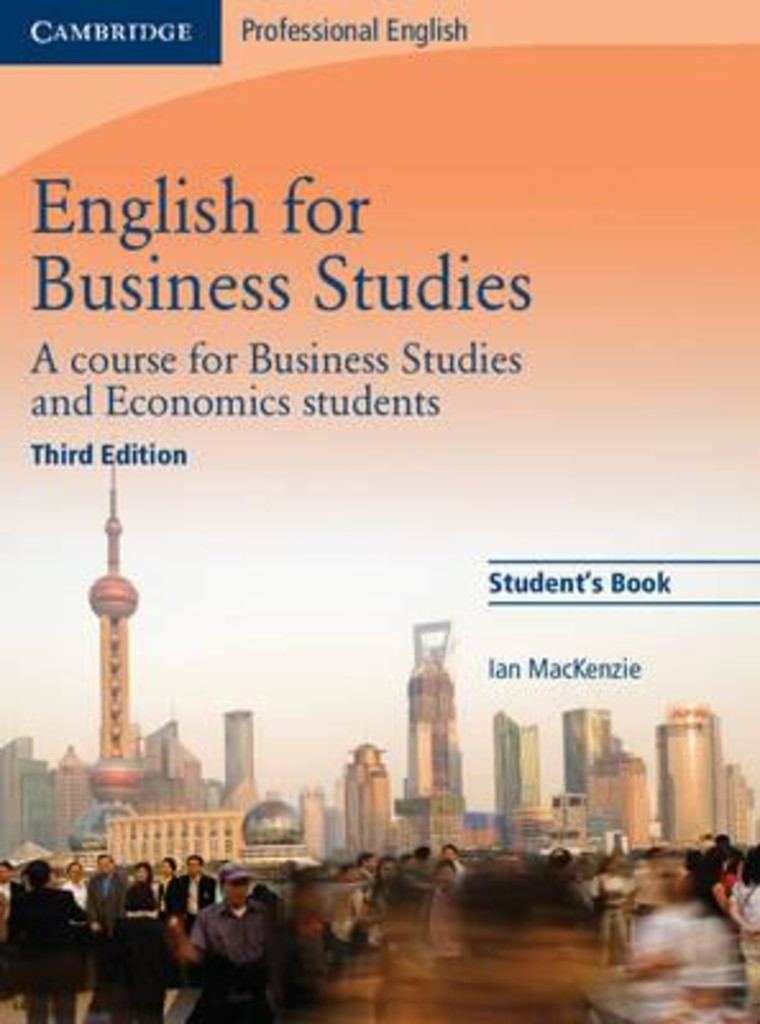 English for business studies - a course for business studies and economics students : student's book