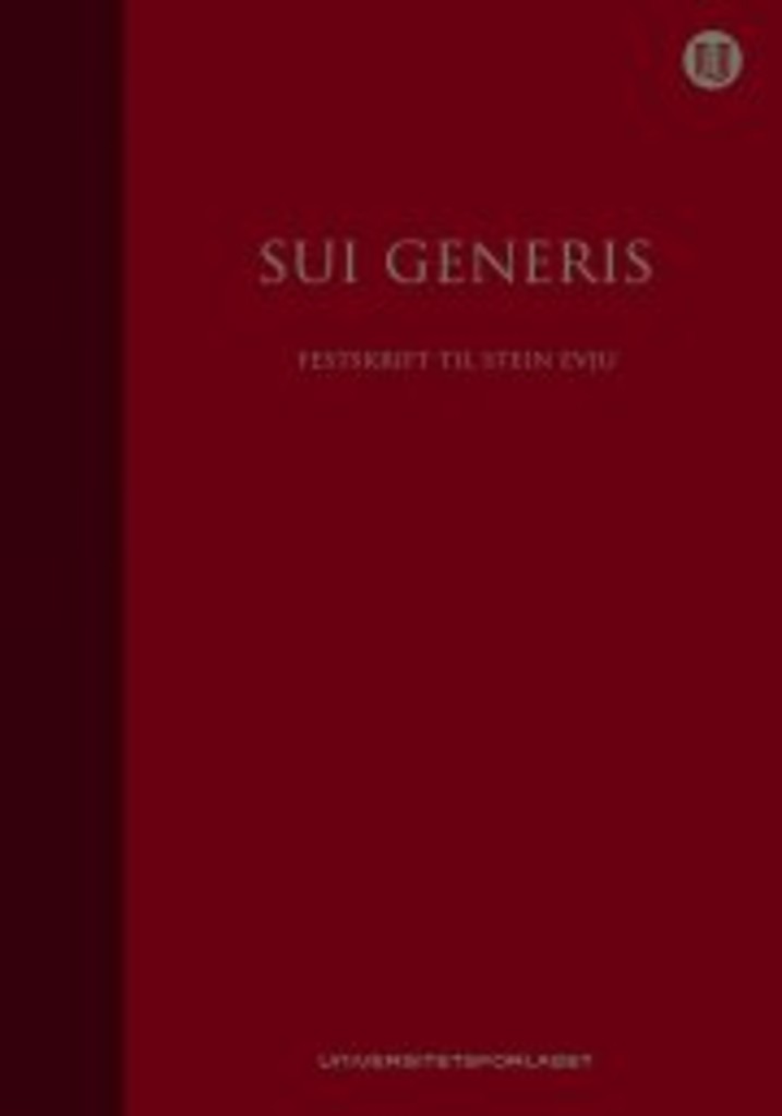 Sui Generis - Festskrift til Stein Evju