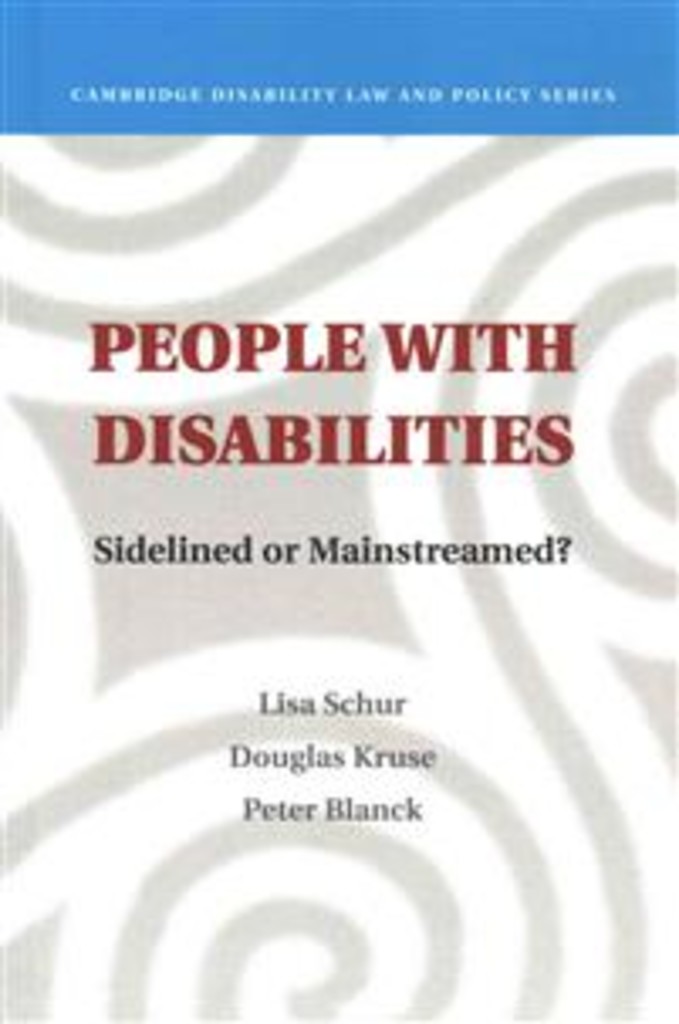 People with disabilities - sidelined or mainstreamed?