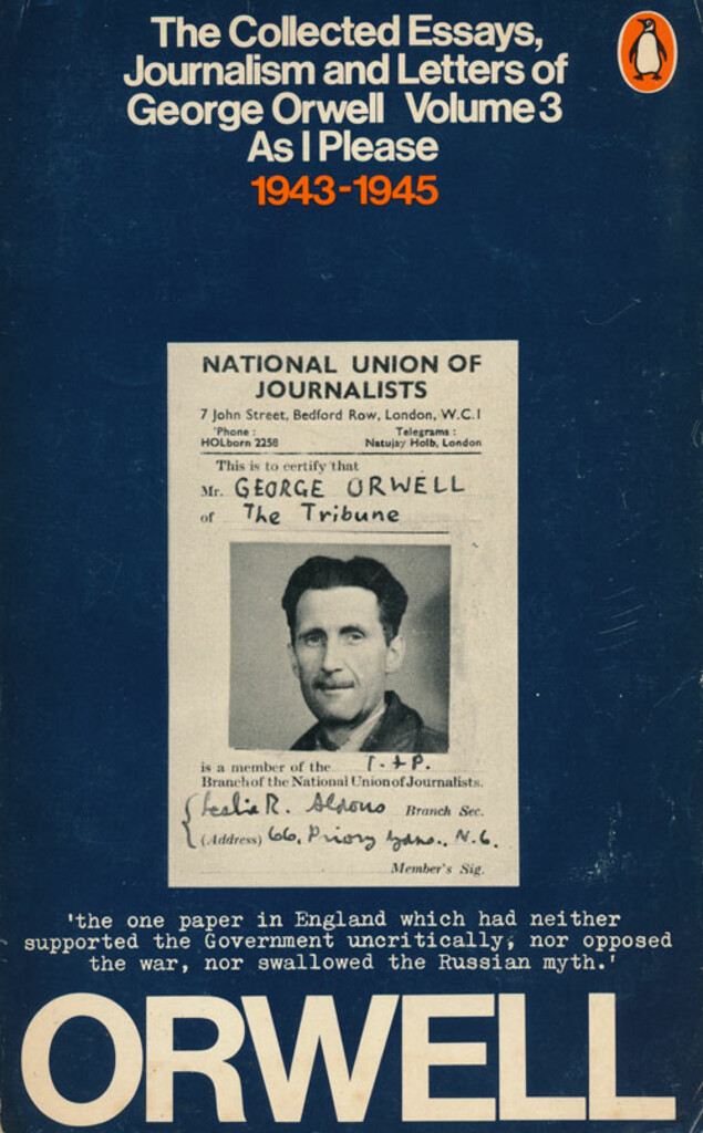 The collected essays, journalism and letters of George Orwell - Vol.3