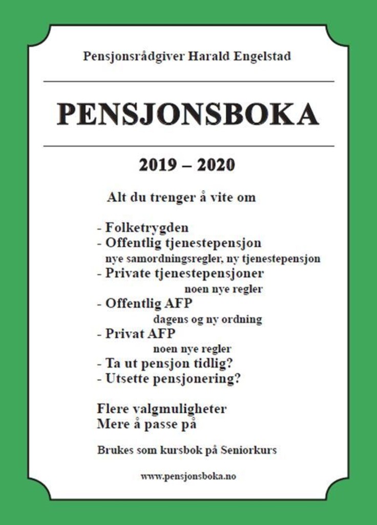 Pensjonsboka 2019-2020