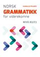 Omslagsbilde:Norsk grammatikk for viderekomne : nivå B2/C1