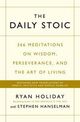 Omslagsbilde:The daily stoic : 366 meditations on wisdom, perseverance, and the art of living