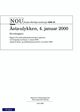 Omslagsbilde:Åsta-ulykken, 4. januar 2000 : hovedrapport