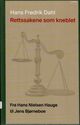 Omslagsbilde:Rettssakene som kneblet : fra Hans Nielsen Hauge til Jens Bjørneboe