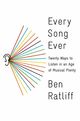 Omslagsbilde:Every Song Ever : twenty ways to listen to music now