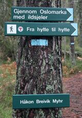 "Gjennom Oslomarka med ildsjeler : fra hytte til hytte"