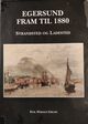 Omslagsbilde:Egersund byhistorie : bind 1 : strandsted og ladested : Egersund fram til 1880