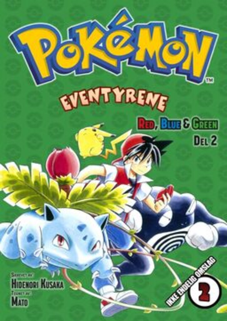 Pokémon eventyrene : red, blue & green. Del 2.