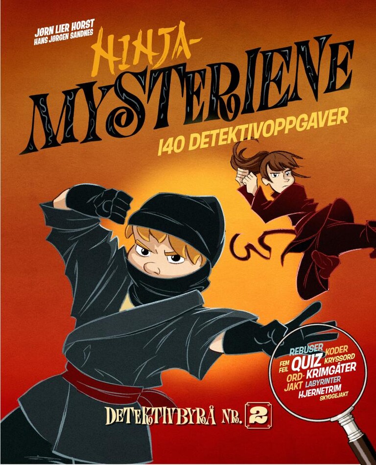 Ninja-mysteriene : 140 detektivoppgaver