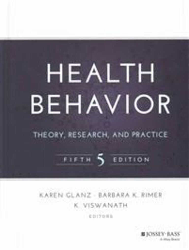 Health behavior - theory, research, and practice