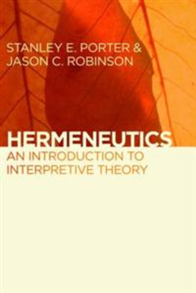 Hermeneutics - an introduction to interpretive theory