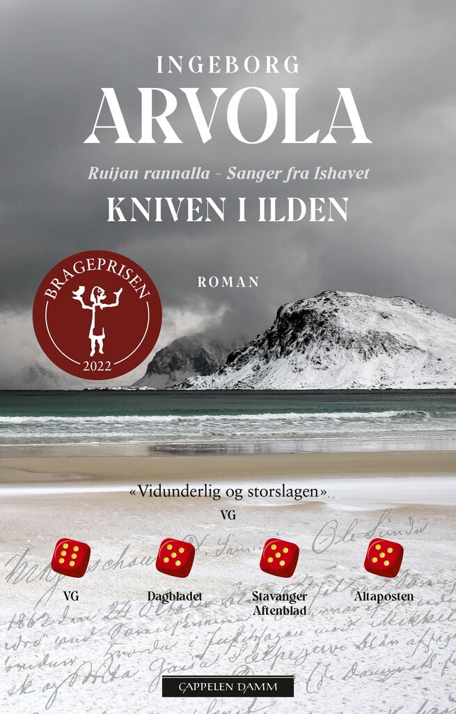 Kniven i ilden : roman. Ingeborg Arvola.