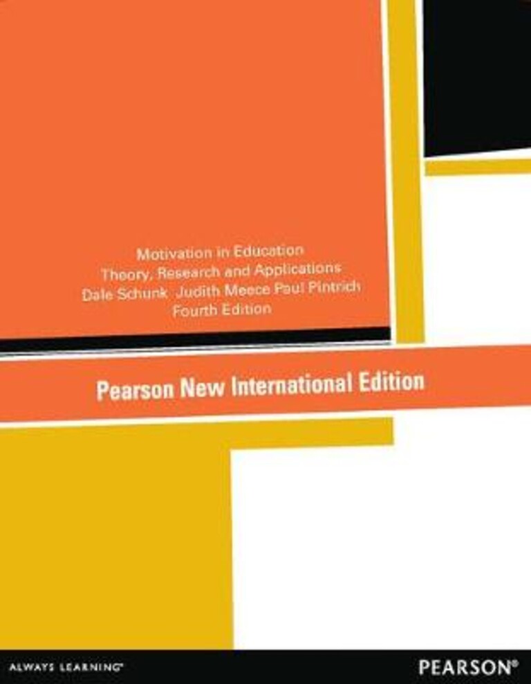 Motivation in education - theory, research and applications