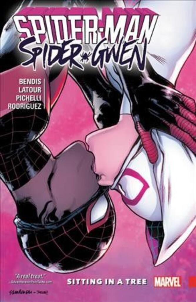 Spider-man/Spider-Gwen : sitting in a tree