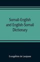 Omslagsbilde:Somali-English, English-Somali : dictionary and phrasebook