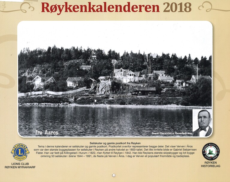 Røykenkalenderen 2018 : Seilskuter og gamle postkort fra Røyken