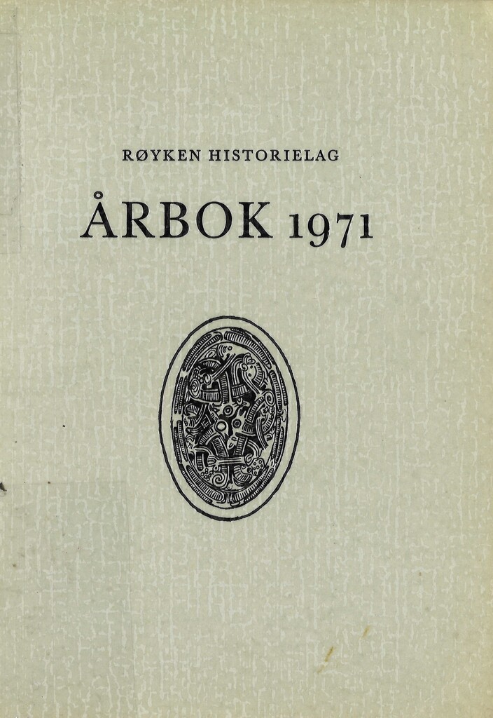 Årbok 1971 : Røyken historielag