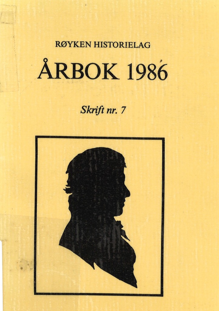 Årbok 1986 : Røyken historielag