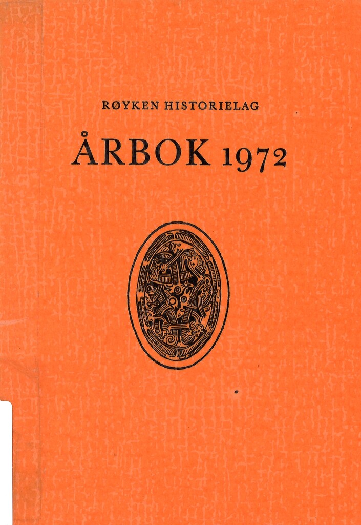 Årbok 1972 : Røyken historielag