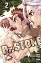 Omslagsbilde:Dr. Stone : Two kingdoms of the stone world . Volume 2