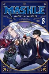 "Mashle : magic and muscles. Volume 8. Mash Burnedead and the four diamond rings"