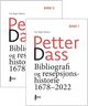 Omslagsbilde:Petter Dass : bibliografi og resepsjonshistorie 1678-2022 . 1 . Bind 1
